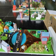 Maquete Área Urbana x Área Rural - 3º ano