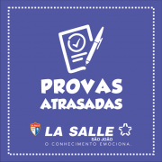 Provas Atrasadas serão realizadas na segunda, 5/6