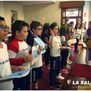 3º ano F participa de Celebração da Vida