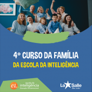 Hoje (11/11) tem o 4º Curso da Família! Inscreva-se!