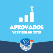 Parabéns aos aprovados no Vestibular 2018!