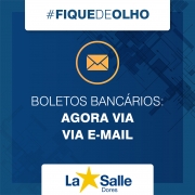 Novidade: envio de boletos bancários por e-mail