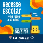 Inicia Recesso Escolar no La Salle Canoas