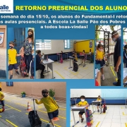  Retorno das aulas Presenciais dos Anos Iniciais