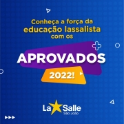 A força da educação lassalista: aprovados 2022