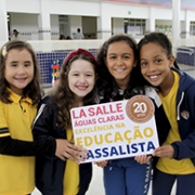 Parabéns, La Salle Águas Claras, pelos seus 20 anos!