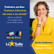 Palestra Leitura Literária em casa e na escola