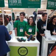 Estudantes participam da Feira de Miniempresas