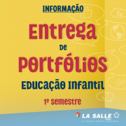 Entrega dos Portfólios da Ed. Infantil | 1º Semestre