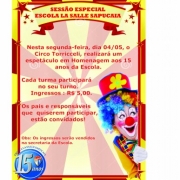 Sessão Especial no Circo!