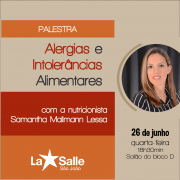 Palestra sobre alergia e intolerância alimentar