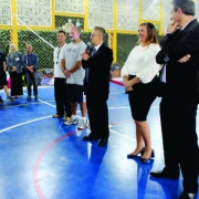 Colégio inaugura nova quadra de esportes