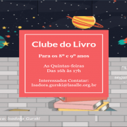 PROJETO CLUBE DO LIVRO - 8° E 9°ANOS