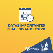 Datas importantes por nível de ensino