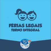 Cronograma das Férias Legais do Turno Integral