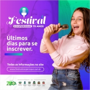 Inscrições para festival musical encerram no dia 13!