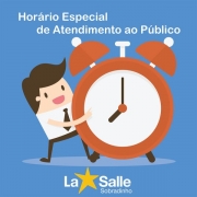 HORÁRIO ESPECIAL DE ATENDIMENTO AO PÚBLICO