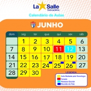 Calendário Escolar - Junho/2020