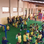 Turmas do 1º ano agitam com a Copinha