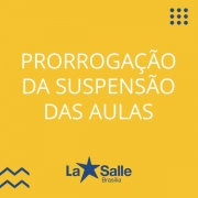 Prorrogação da suspensão das aulas