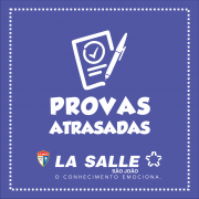 Provas Atrasadas serão realizadas no dia 31/10