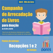 Mês do livro tem Campanha de Arrecadação