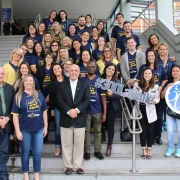 Educadores lassalistas encontram com o Ir  Superior