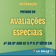 Avaliação Especial | 6º ao 8º Ano EF e 1ª e 2ª Série