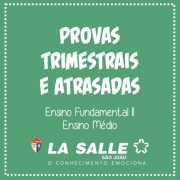 Informações sobre Avaliações Trimestrais e Atrasadas