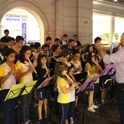 Orquestra La Salle na passagem da Tocha