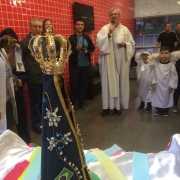 Visita da Nossa Senhora Aparecida no La Salle Canoas