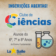 Clube de Ciências está com inscrições abertas