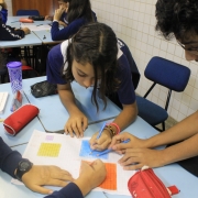 Aula prática facilita a compreensão da matemática