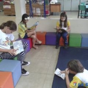 Leitura na Biblioteca - 4º ano 