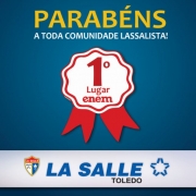 La Salle Toledo é 1º lugar no ENEM 2016