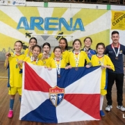 Futsal Mirim feminino - 4º lugar 