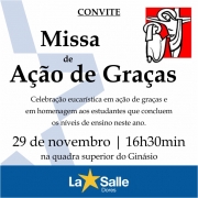 Missa Eucarística de Ação de Graças