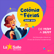 Colônia de Férias: inscrições abertas