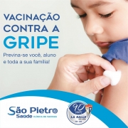 23 e 24/4: Vacinação contra Gripe na Escola