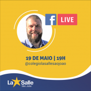 19/5: Acompanhe a live pelo facebook do Colégio