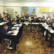 Alunos do 6º ano criam horta orgânica