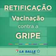 RETIFICAÇÃO | Período de Vacinação contra a GRIPE