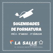 Calendário das Solenidades de Formaturas 2017