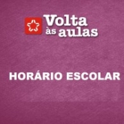 Horário escolar 2017