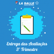 Entrega das avaliações 3º Trimestre