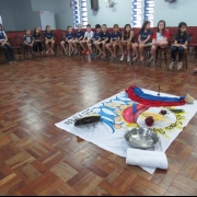 O COLÉGIO LA SALLE PEPERI CELEBRA A PÁSCOA. POIS, CE