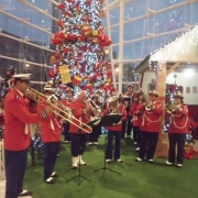 Banda Marcial do Carmo realiza apresentação especial