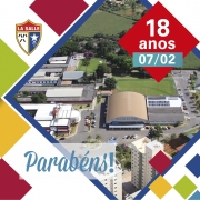 Parabéns La Salle Águas Claras pelos seus 18 anos