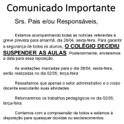 Comunicado Importante