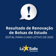 Resultado de Renovação de Bolsas de Estudo 2025